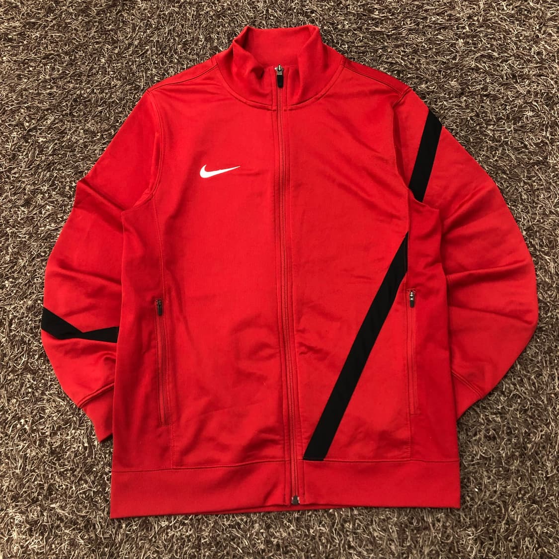 나이키 드라이핏 레드 져지 트랙 자켓 상품이미지1
