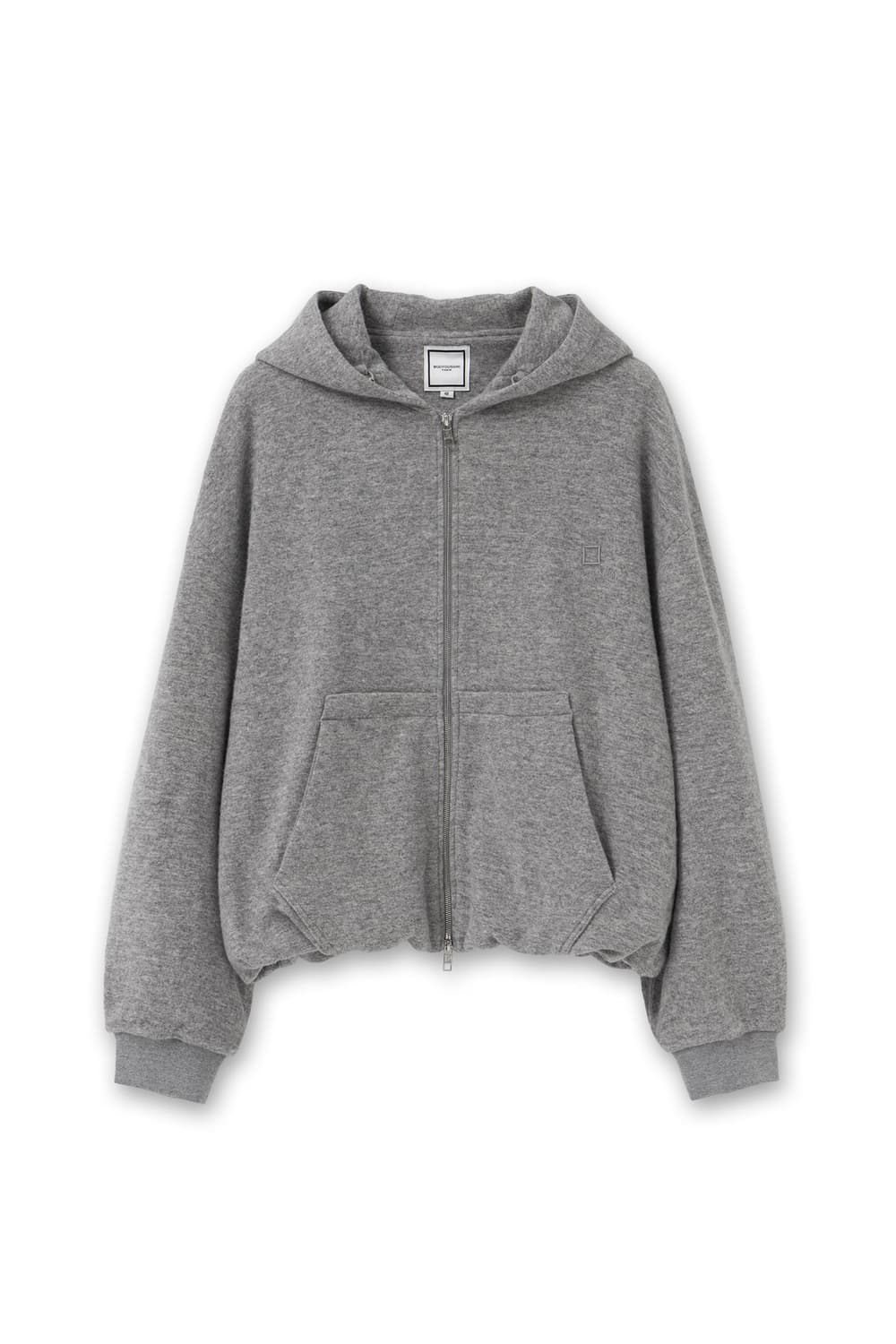 [구매] 우영미 / 25fw 그레이 니티드 후드 집업 46 상품이미지1