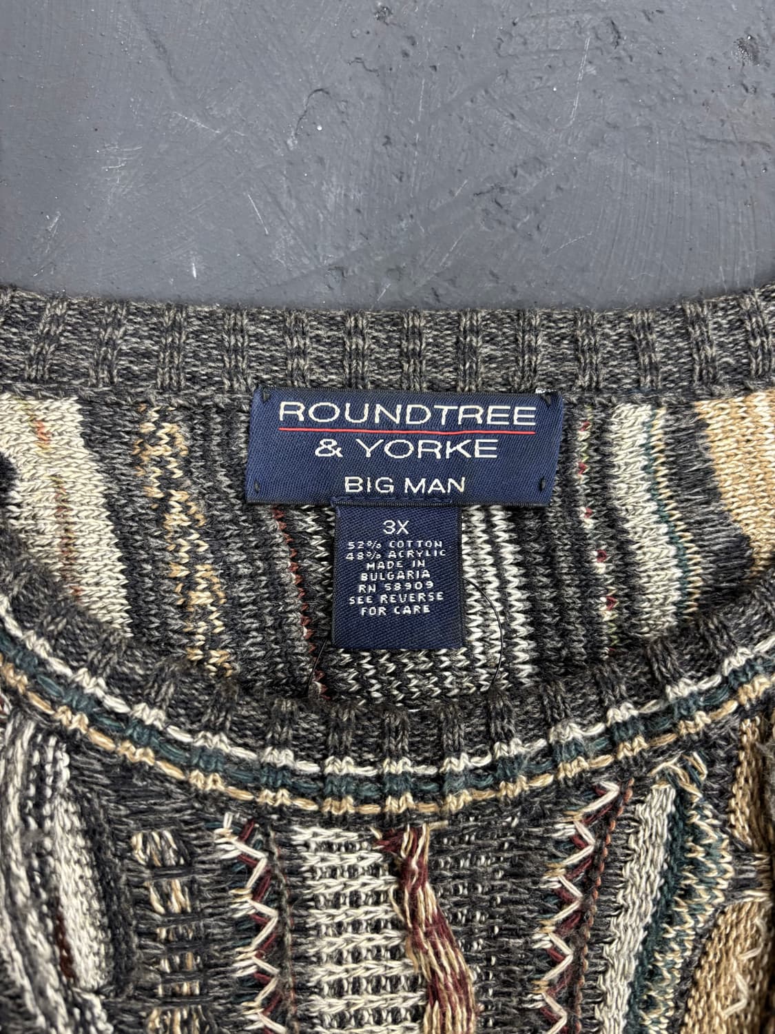 RoundTree 오버사이즈 케이블니트 상품이미지7
