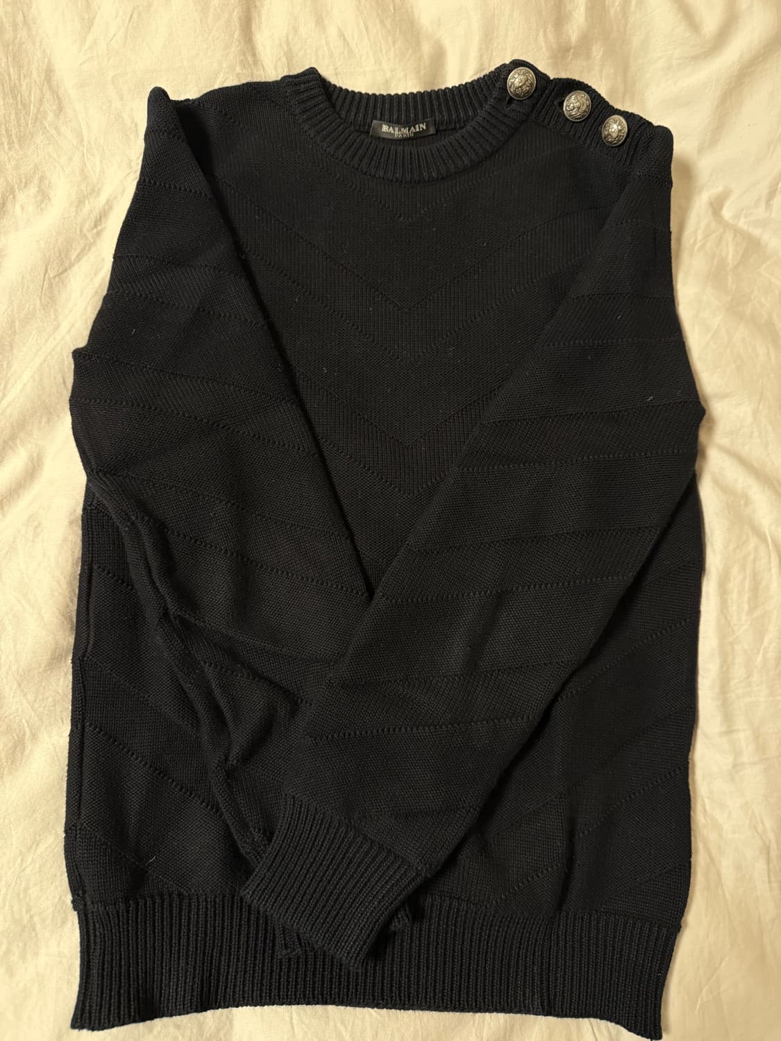 발망 은장 니트 맨투맨 상품이미지1