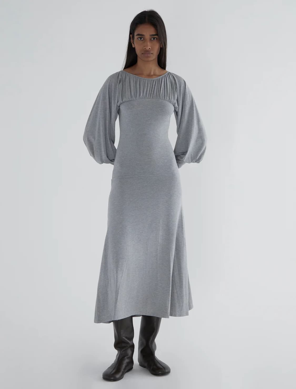 [S]팔로마울 Tapioca 모달 드레스/그레이 상품이미지4