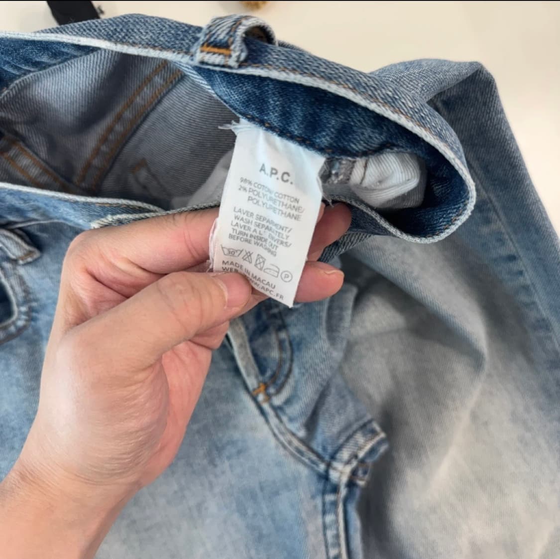 A.P.C. 아페쎄 쁘띠 뉴스탠다드 데님 여성27 청바지 상품이미지5