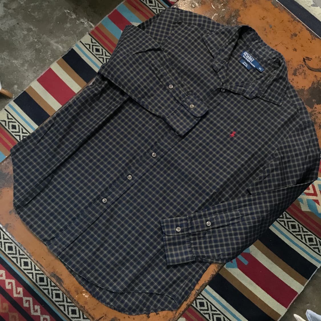 폴로랄프로렌 딥 네이비 코튼 셔츠 남성 110 상품이미지2