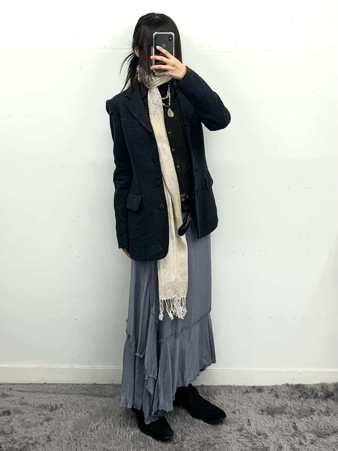 랑방 shift long sk 상품이미지4