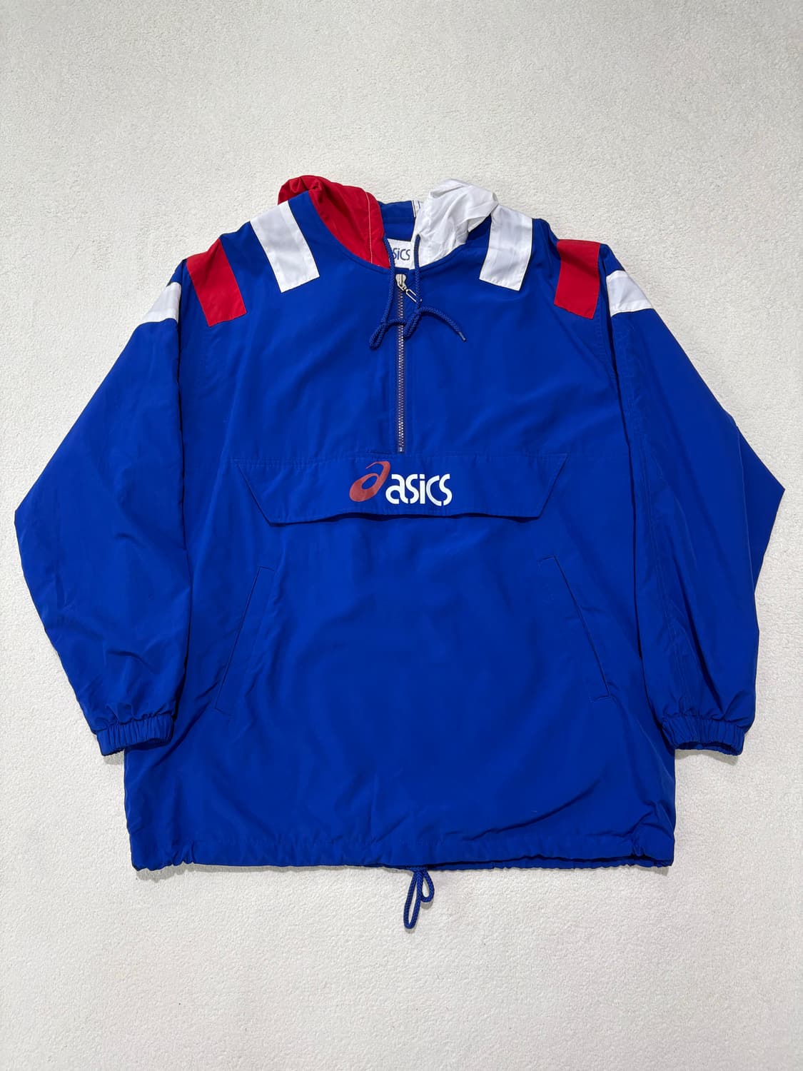 아식스 90s 올드스쿨 아노락 바람막이 반집업 100-105 상품이미지1