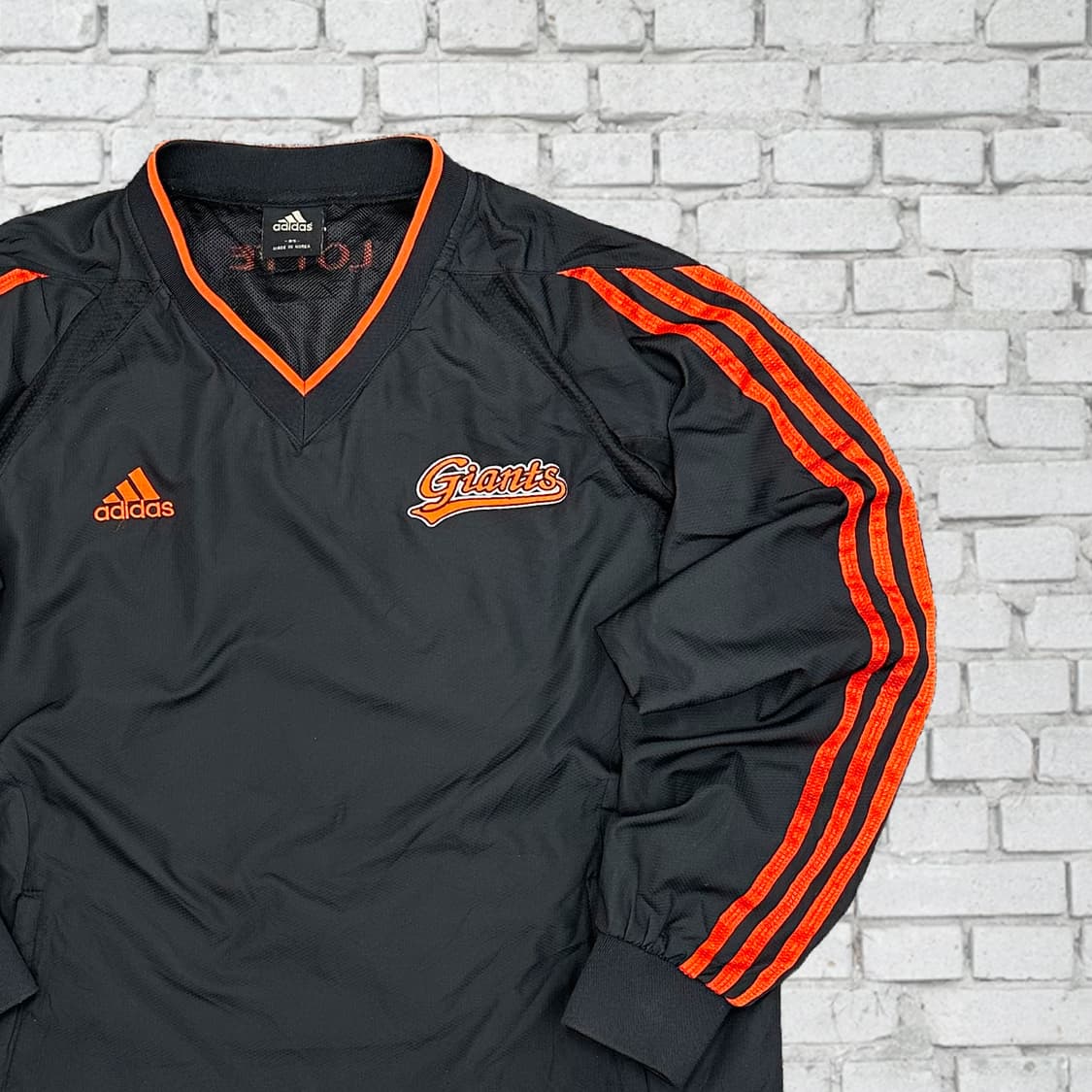 아디다스 롯데자이언츠 올드스쿨 웜업 바람막이 95 상품이미지1