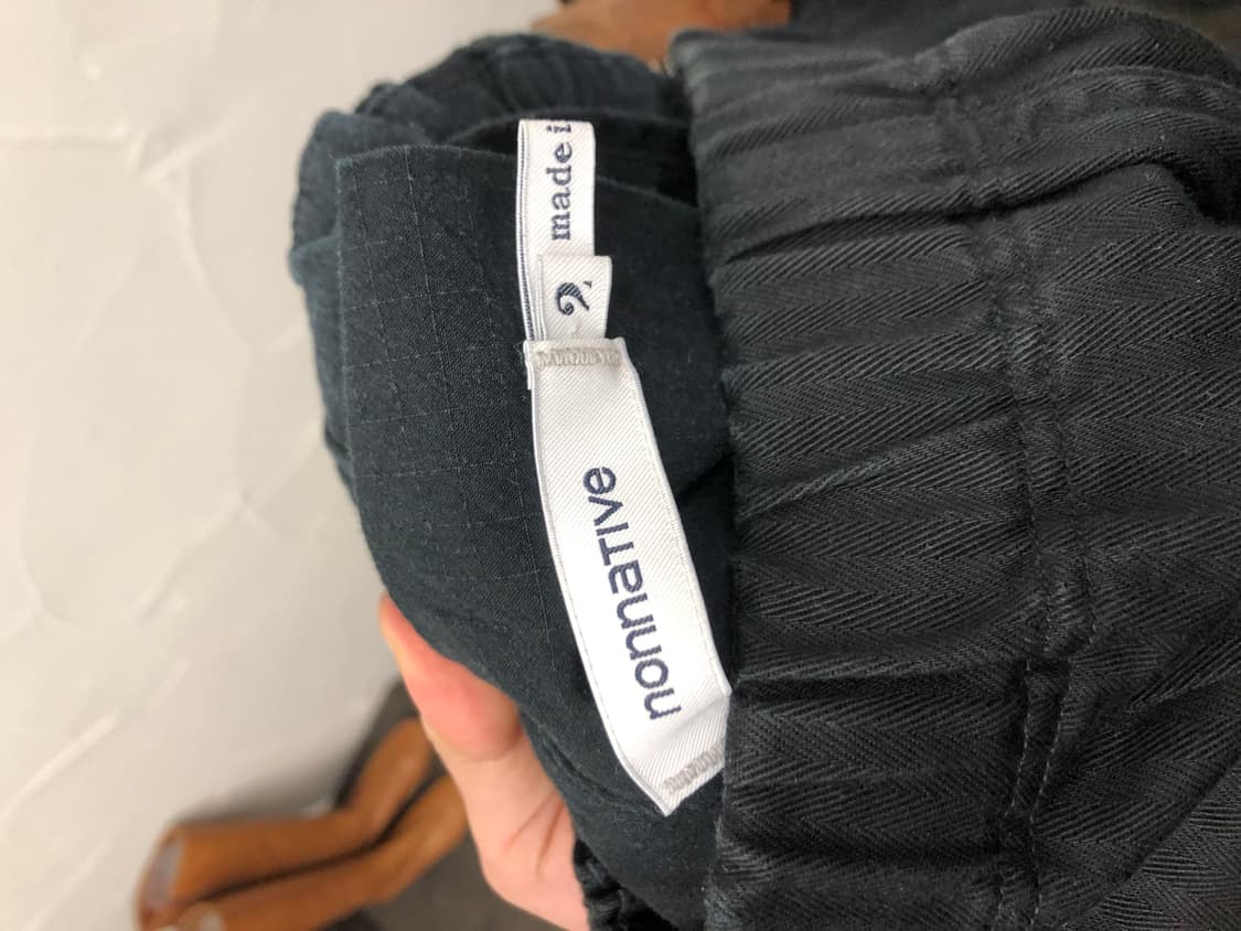 논네이티브 스트라이프 밴딩 코튼 팬츠 상품이미지4