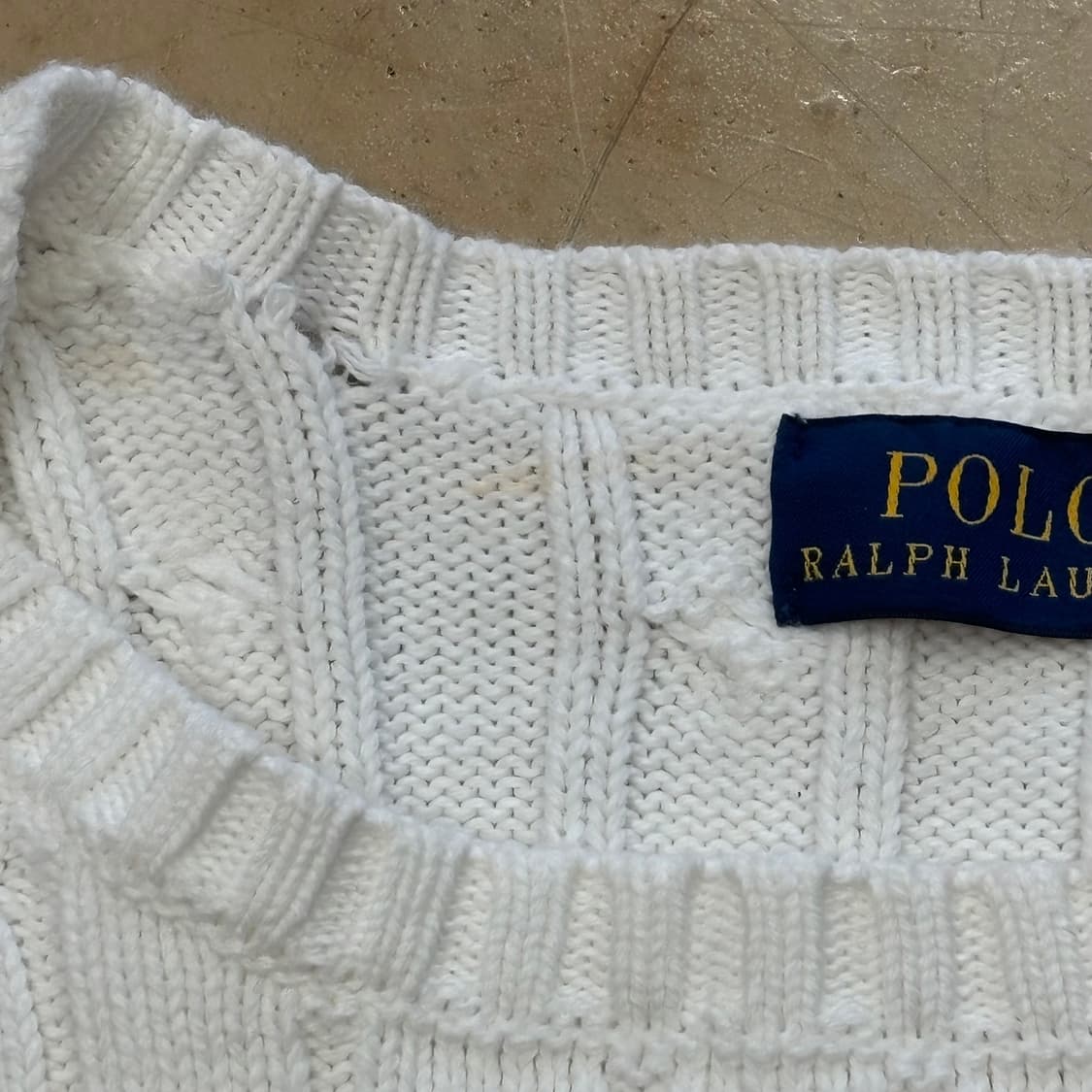 🫶🏻 폴로랄프로렌 여성용 White 긴팔 니트 🫶🏻 상품이미지6