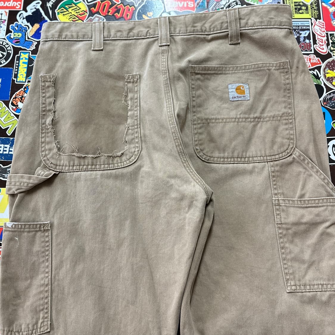 칼하트 커스텀 카펜터 팬츠 B324-DKH 34 상품이미지5