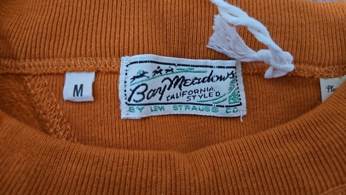 리바이스 LVC 1940's 베이 메도우 러셋 오렌지 M 상품이미지7