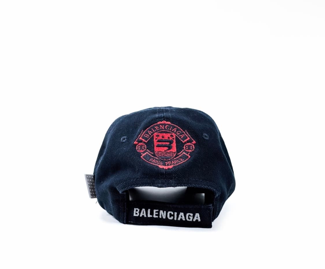 [S] 발렌시아가 유니티 스노우보드 볼캡 모자 네이비 블루 상품이미지3