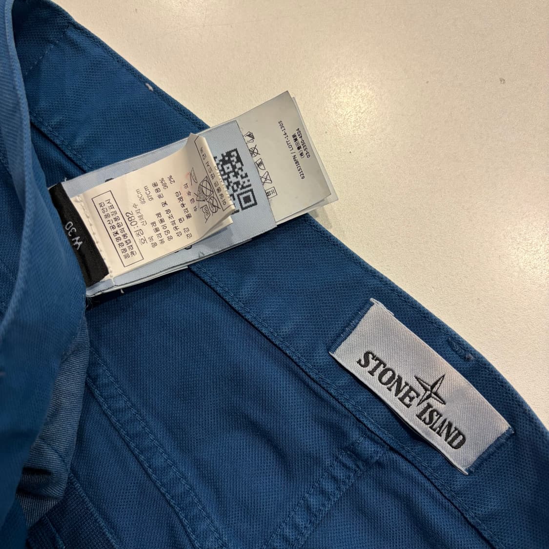 [30x34] 스톤아일랜드 코랄 블루 슬림핏 데님 팬츠 D730 상품이미지8