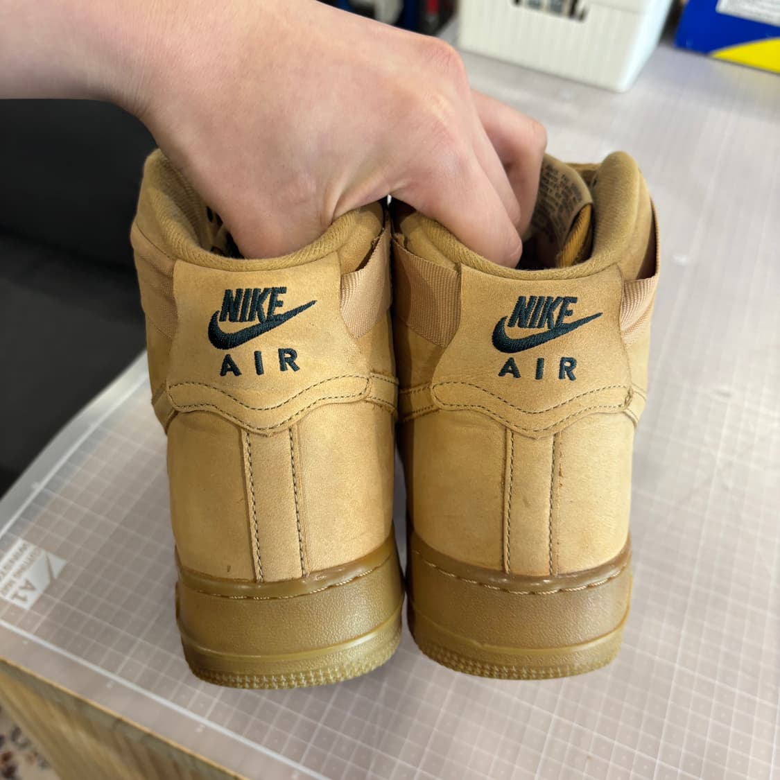 나이키 에어포스 미드 브라운 270 된장포스 상품이미지5
