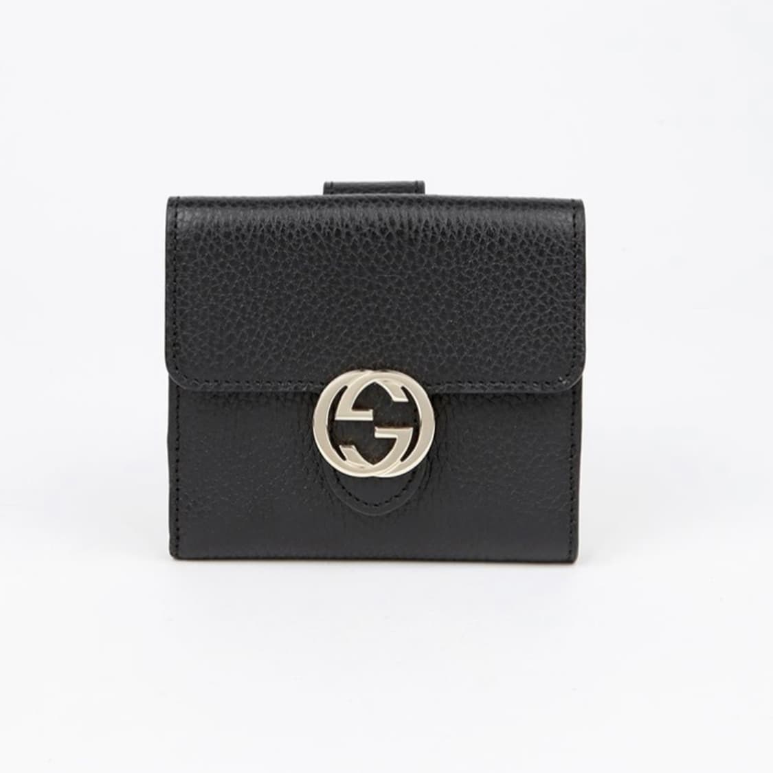 구찌 GG 인터로킹 플랩 반지갑 블랙 상품이미지2