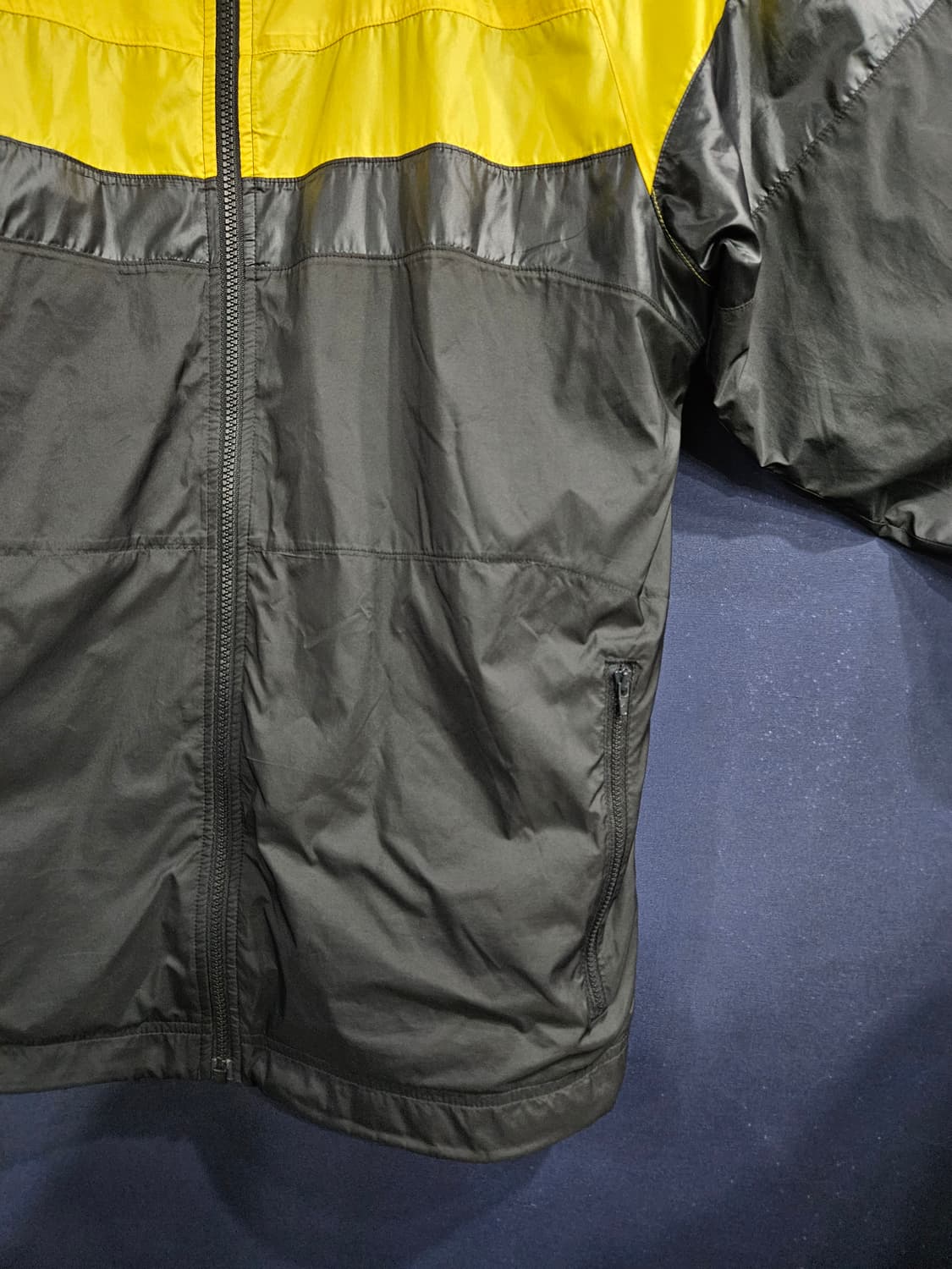 아디다스 자수로고 프린팅 투톤 남성 100 바람막이 후드집업  상품이미지6