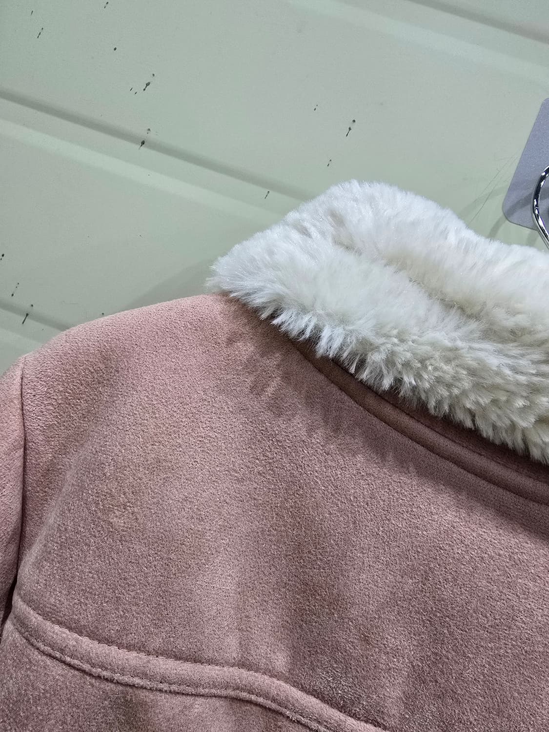 Soup 핑크 스웨이드 무스탕 자켓 상품이미지9