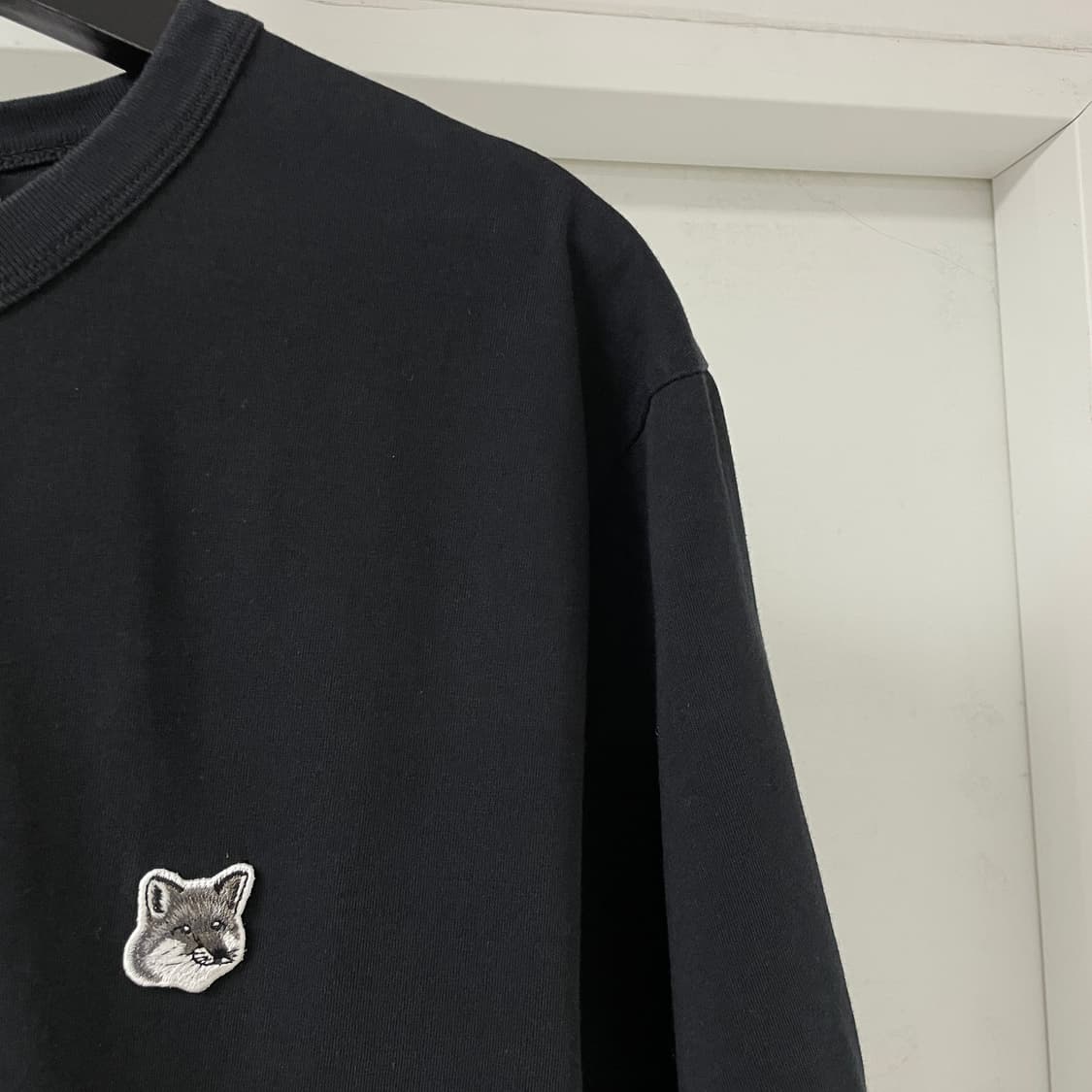 메종키츠네 폭스 반팔 티셔츠 블랙 XL 상품이미지4