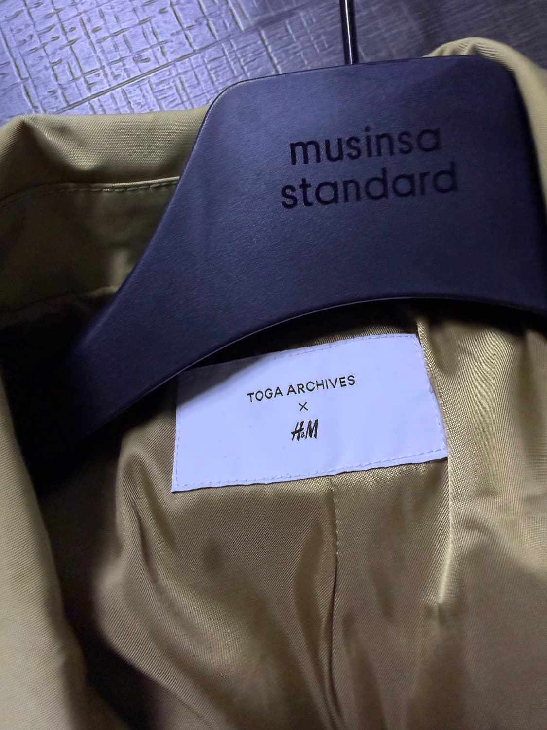toga archive h&m트랜치 코트 상품이미지7