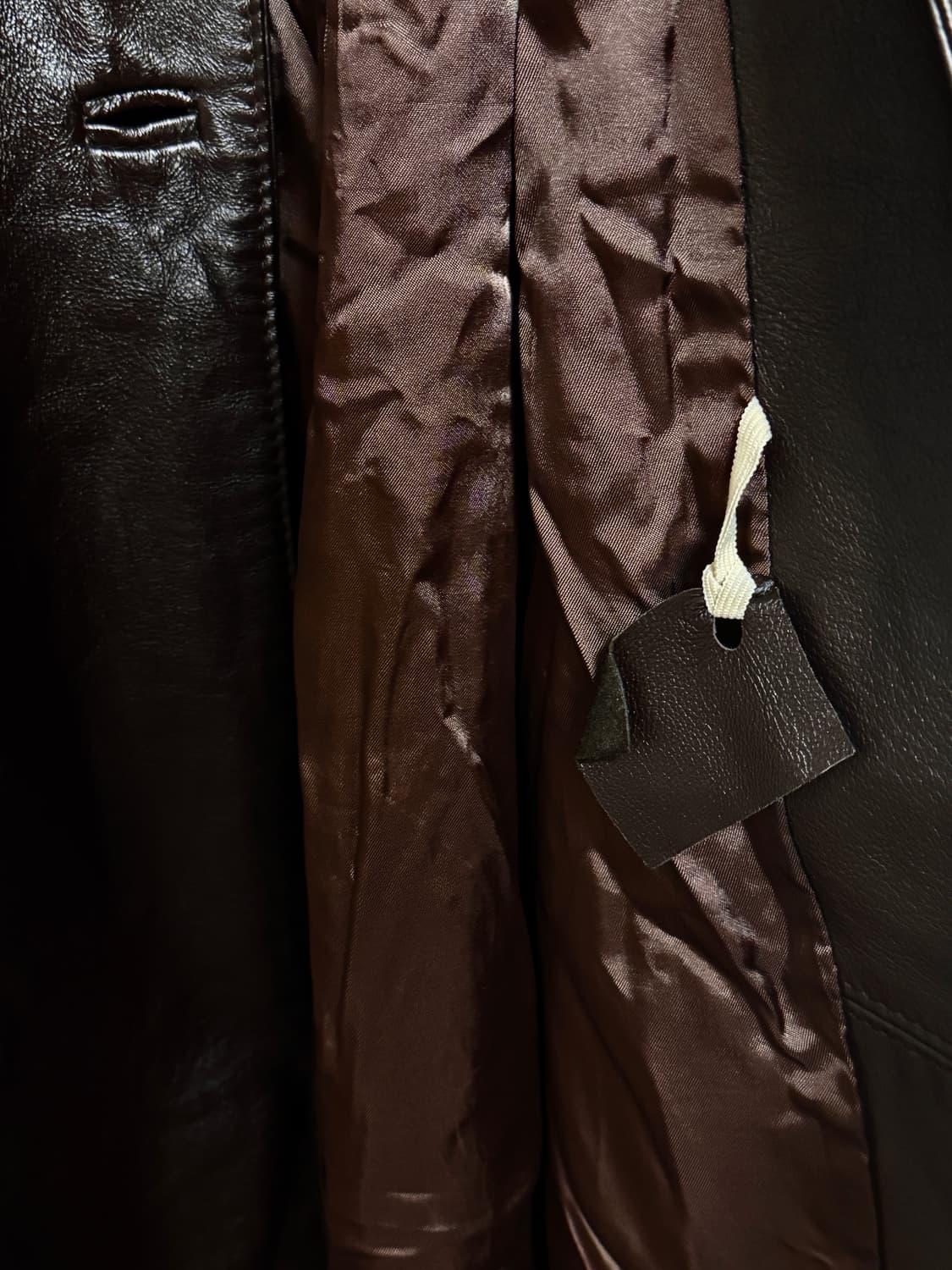 1970's Made In Canada 소가죽 롱 코트 상품이미지7