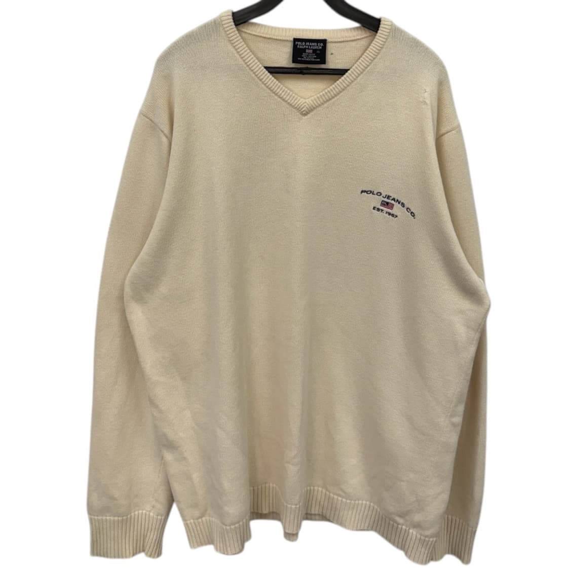 폴로스포츠  v넥 울 니트 상품이미지1