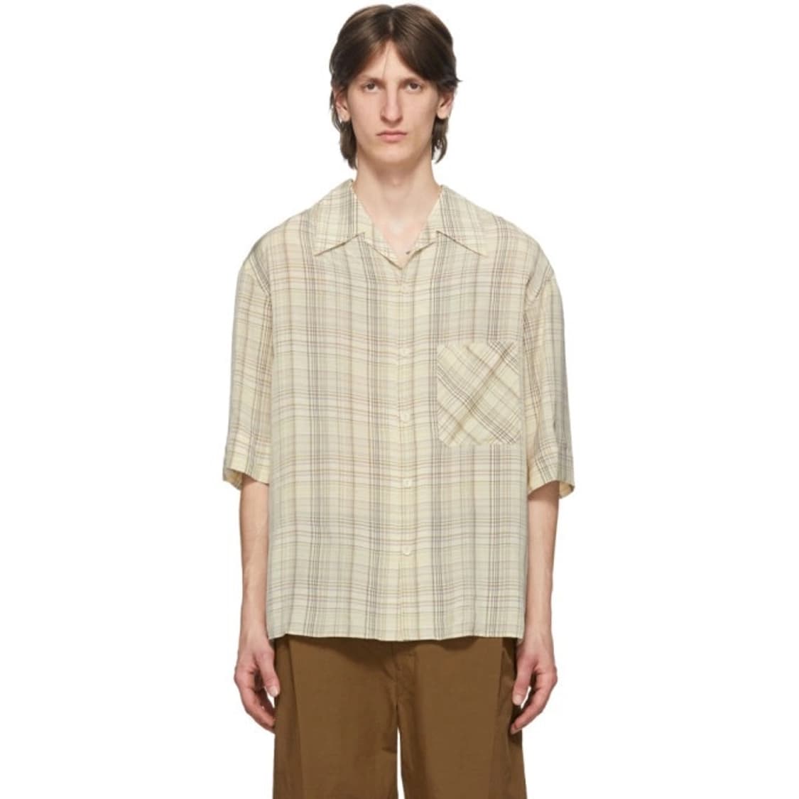 르메르 컨버터블 체크셔츠 48 상품이미지2