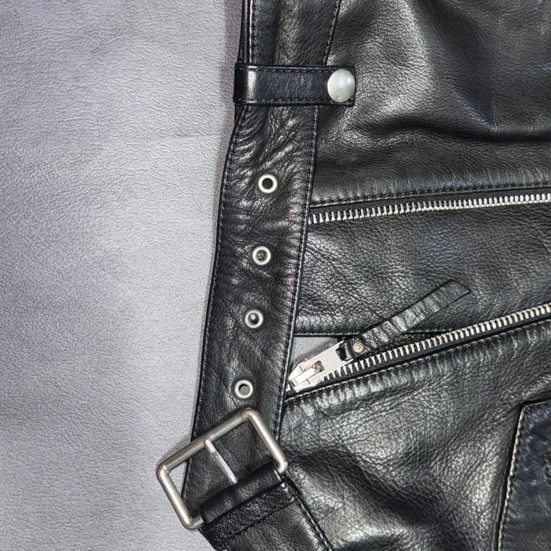 더 쿠플스 D링 포켓 라이더자켓 S 상품이미지4