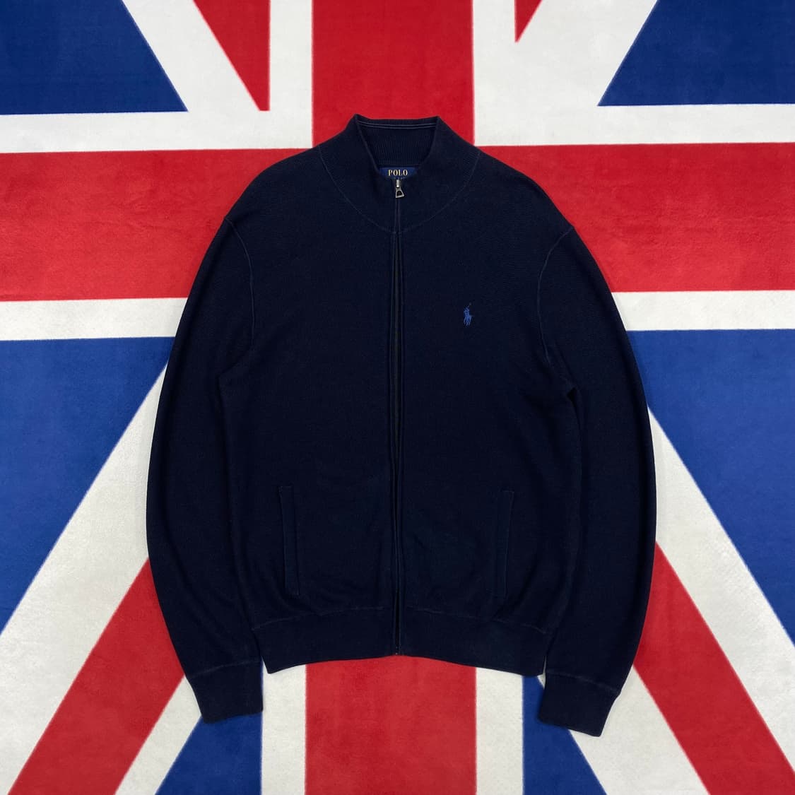 폴로 니트집업 M  상품이미지1