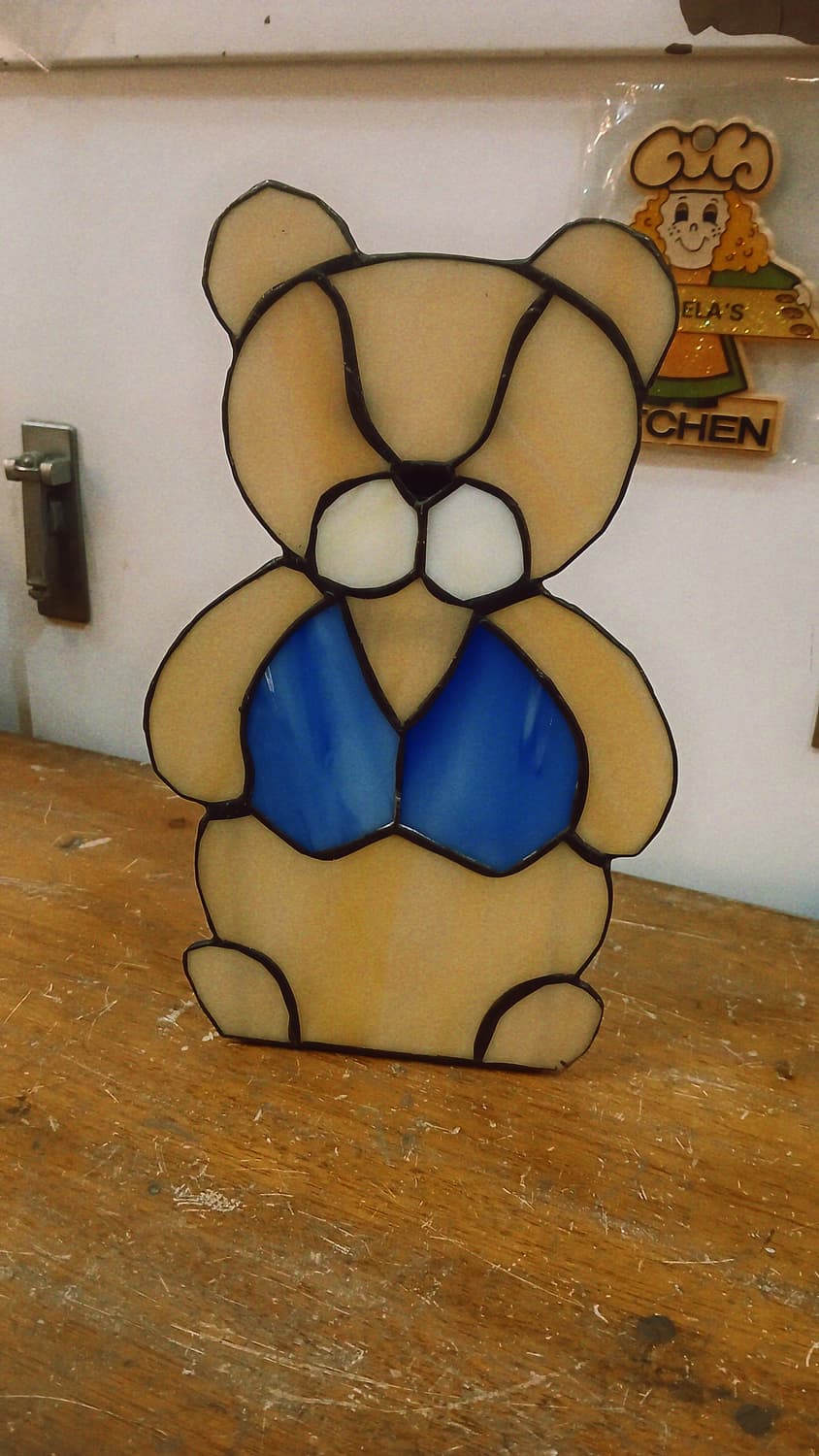 빈티지 스데인드 글라스 곰돌이 상품이미지2