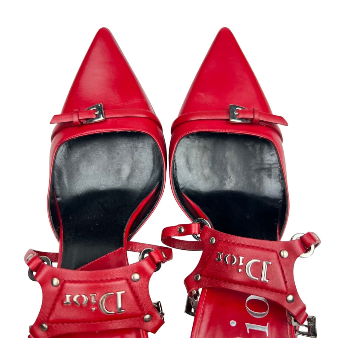 디올 하드코어 본디지 레드 펌프스힐 상품이미지3