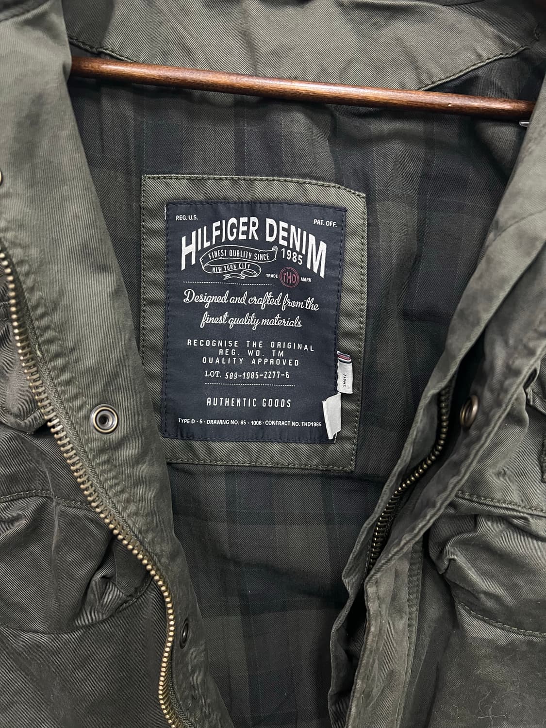 HILFIGER DENIM 녹색 야상 상품이미지2