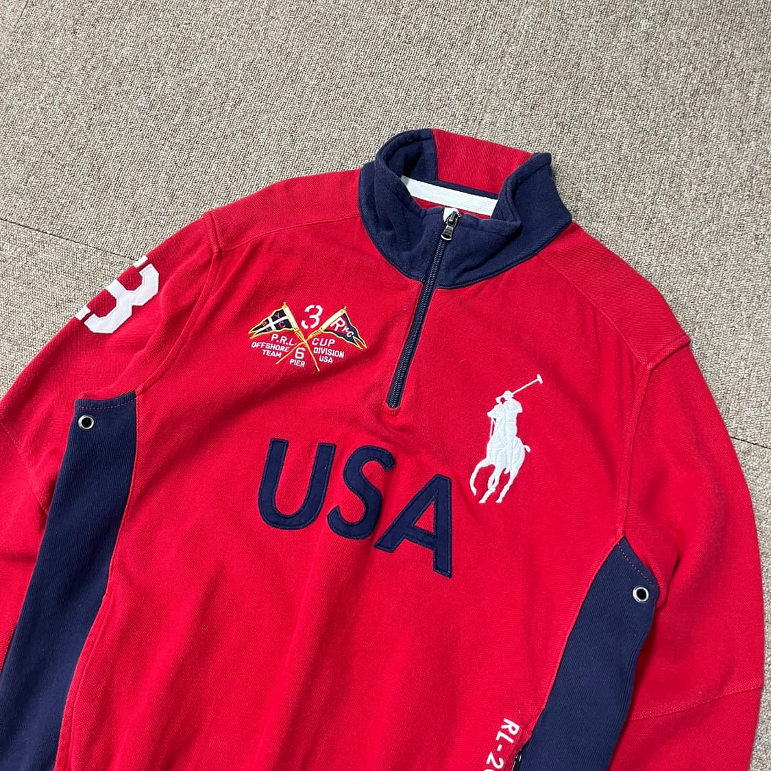 폴로 랄프로렌 반집업 usa 하프집업 상품이미지4