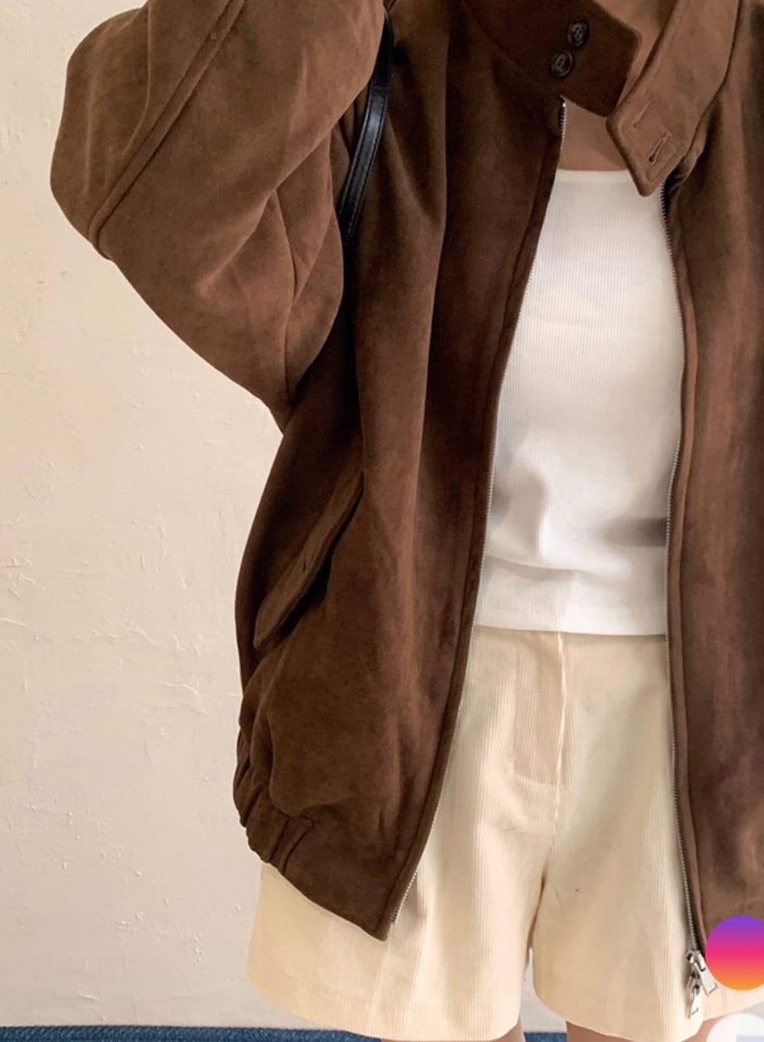 스웨이드 자켓 브라운 상품이미지3