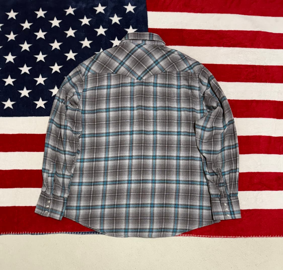 랭글러웨스턴셔츠 Wrangler westernshirt 플란넬셔츠 빈티지 상품이미지9