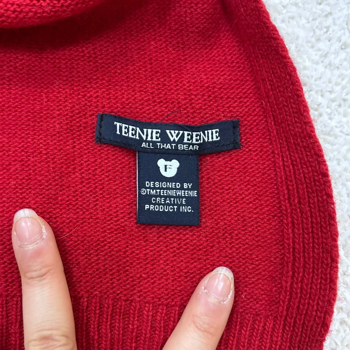 F 티니위니 울 니트 목도리 0327E 상품이미지2