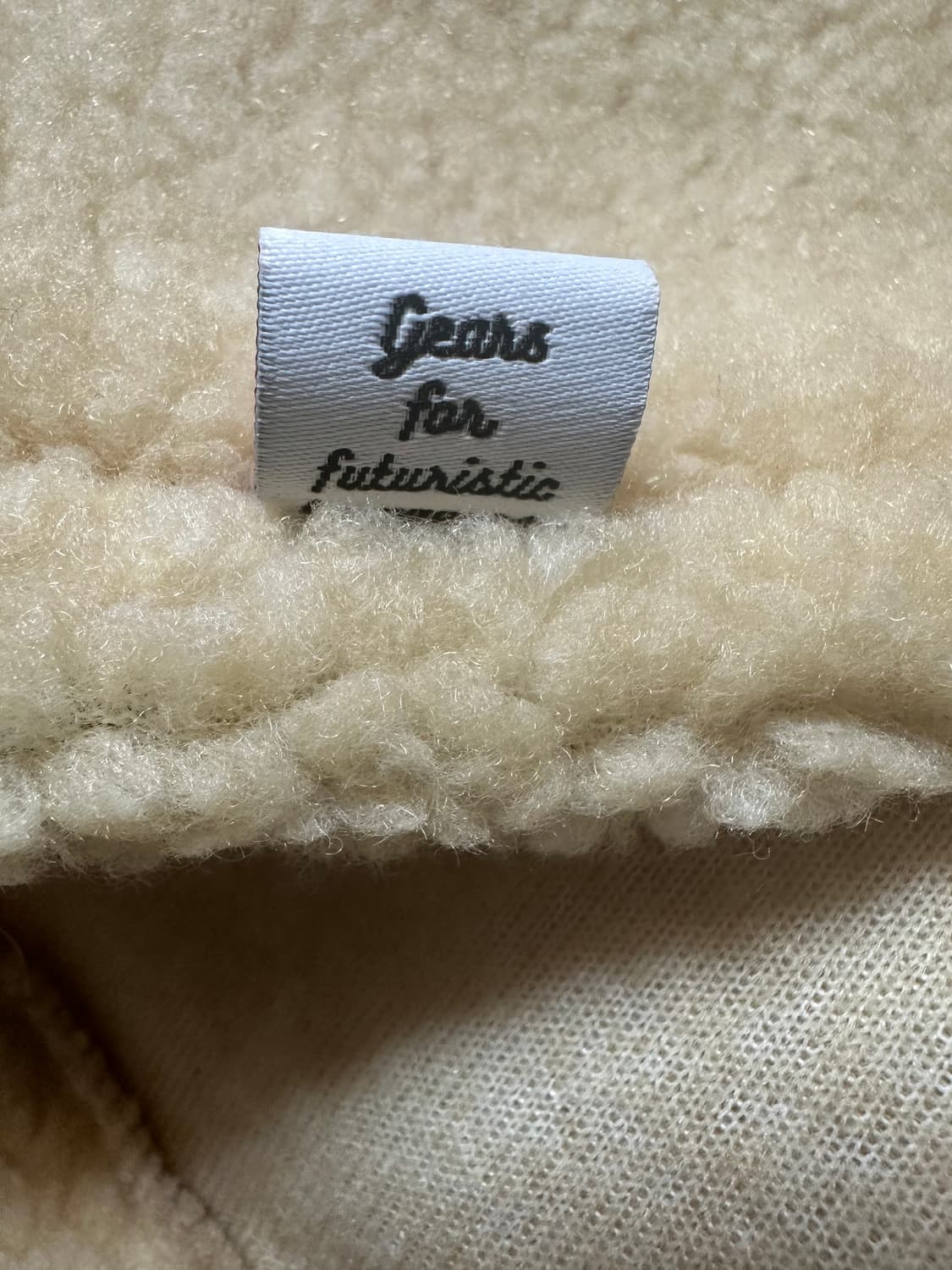 휴먼메이드 뽀글이 플리스 자켓 연베이지 상품이미지9