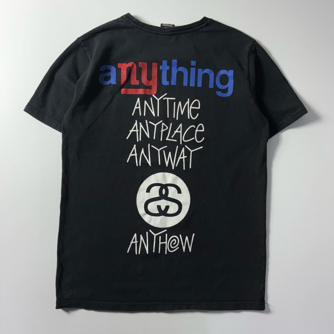 Stussy  스투시xanything 00,s 월드투어 반팔 티셔츠 상품이미지1