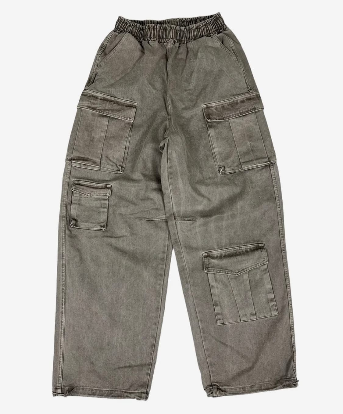 스케이터락 피그먼트 언발란스 포켓 코튼 팬츠 상품이미지1