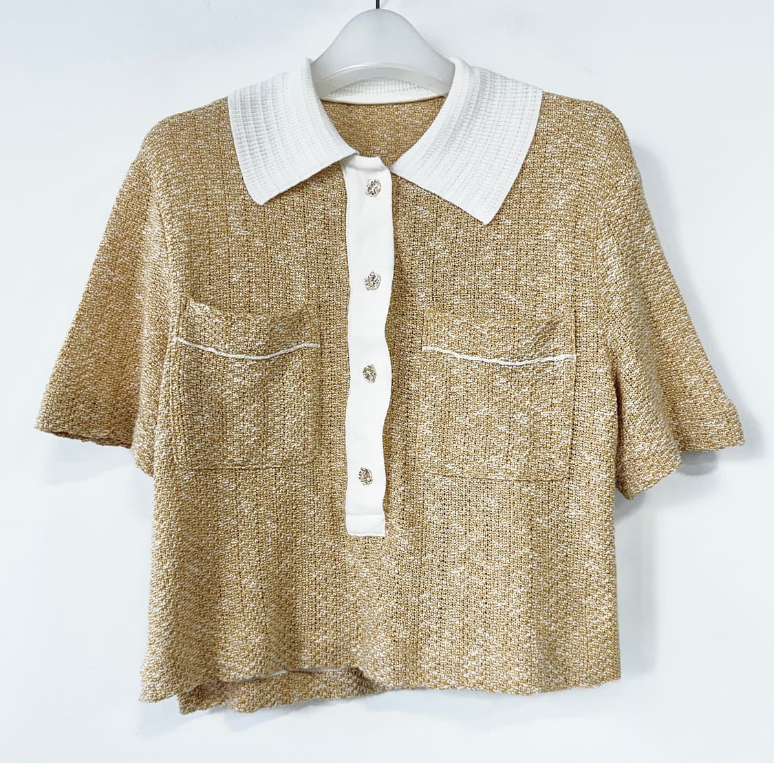 SJSJ 22 크로셰 니트 카라 탑 (MD) 상품이미지2