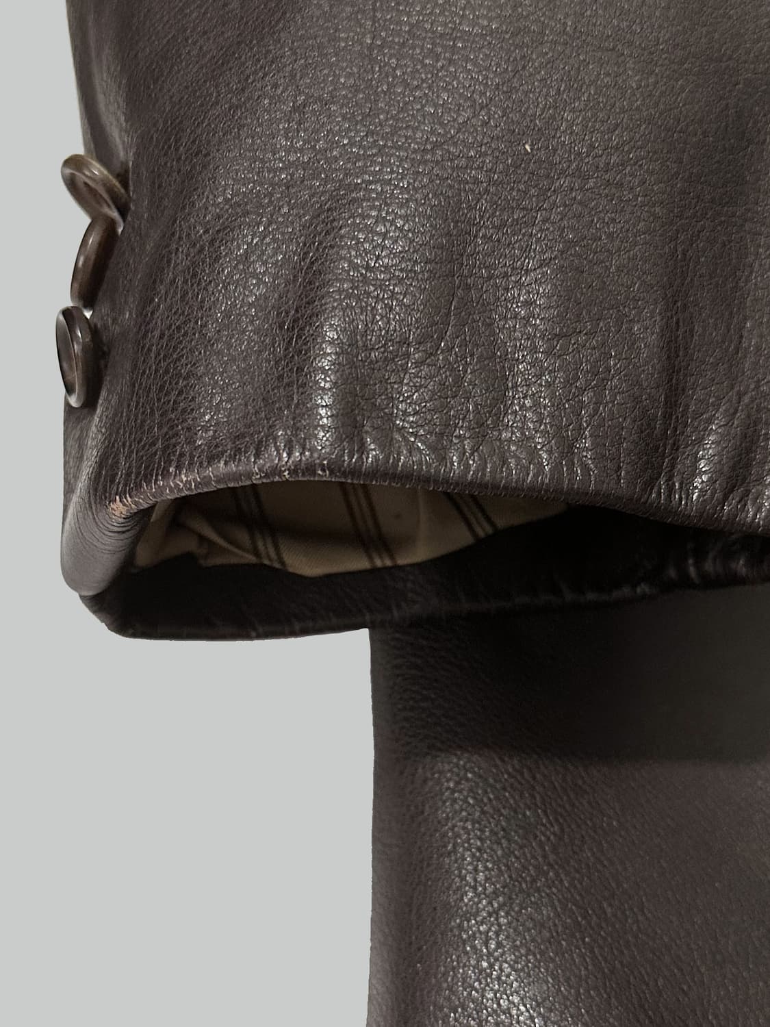 꼼데가르송 옴므 벨트 레더 자켓 상품이미지4