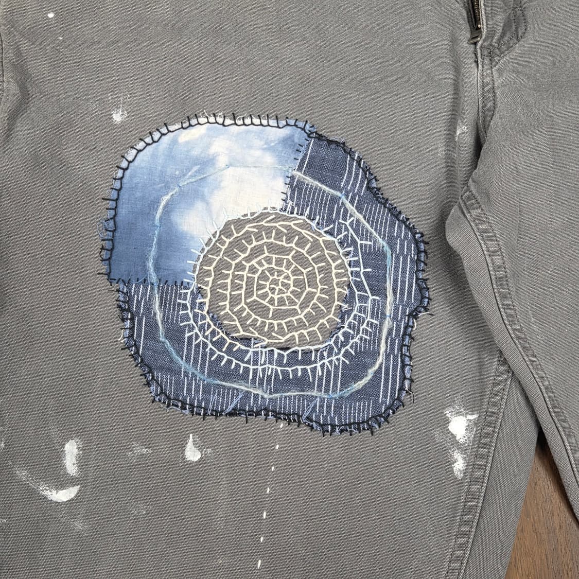 S.O/ 자수, 패치워크 커스텀 팬츠 상품이미지4