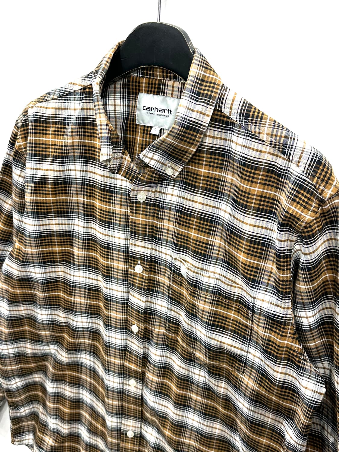  칼하트 체크 셔츠 L 상품이미지7