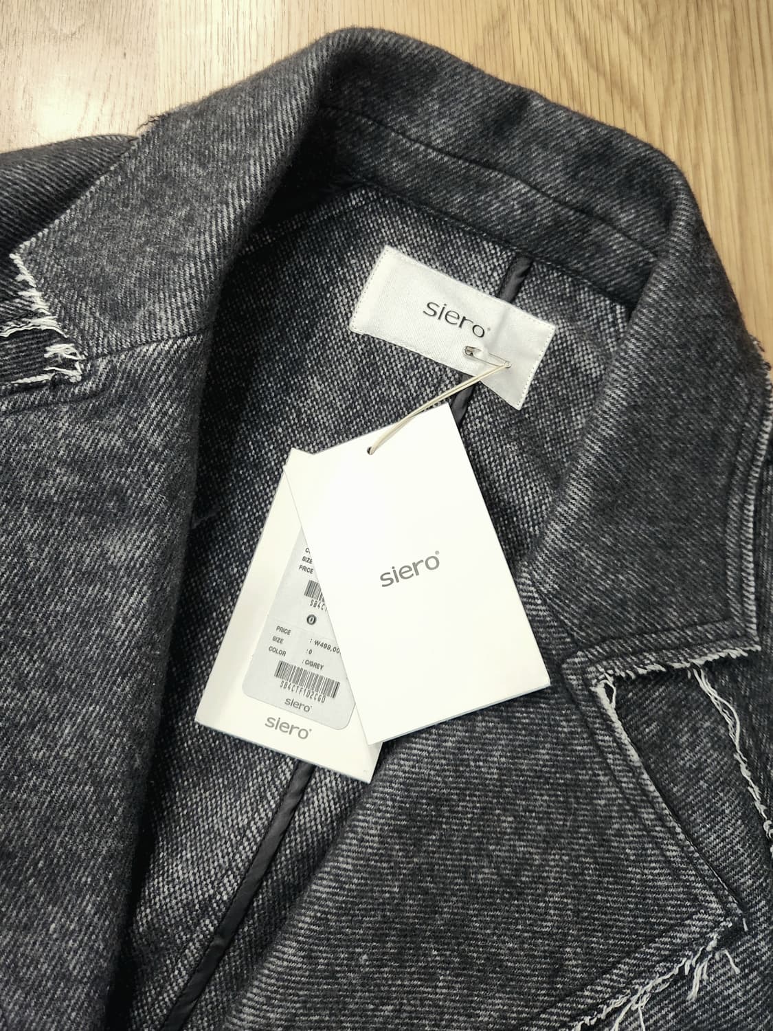 siero 시에로 데끼 컷 울코트 새상품 상품이미지5