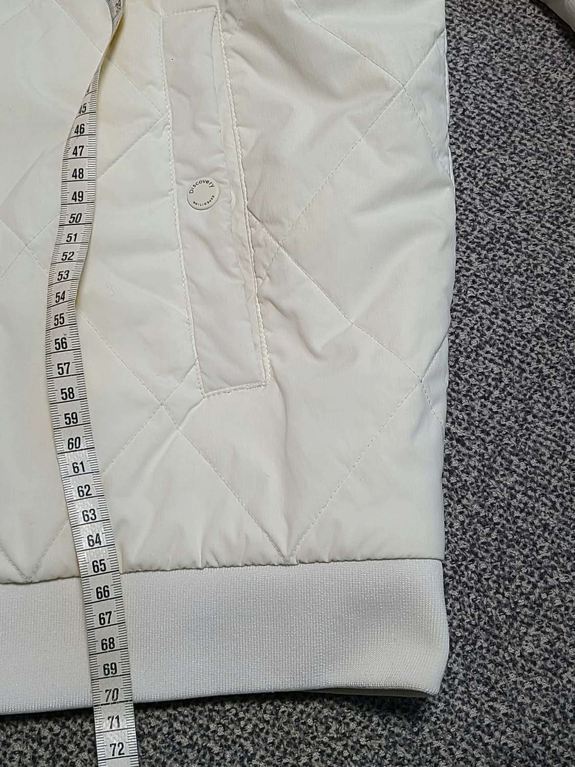 디스커버리 남성 하이랜드 블루종 항공점퍼 105 크림색상 상품이미지7