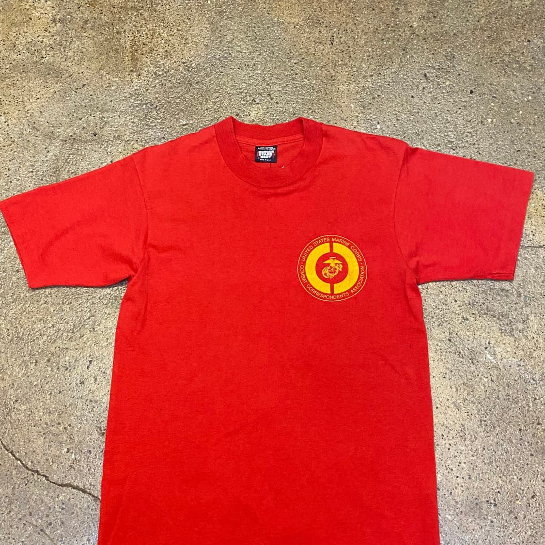 미국 빈티지 미군해병 MARINE 마린 티셔츠 반팔티 싱글스티치 상품이미지2