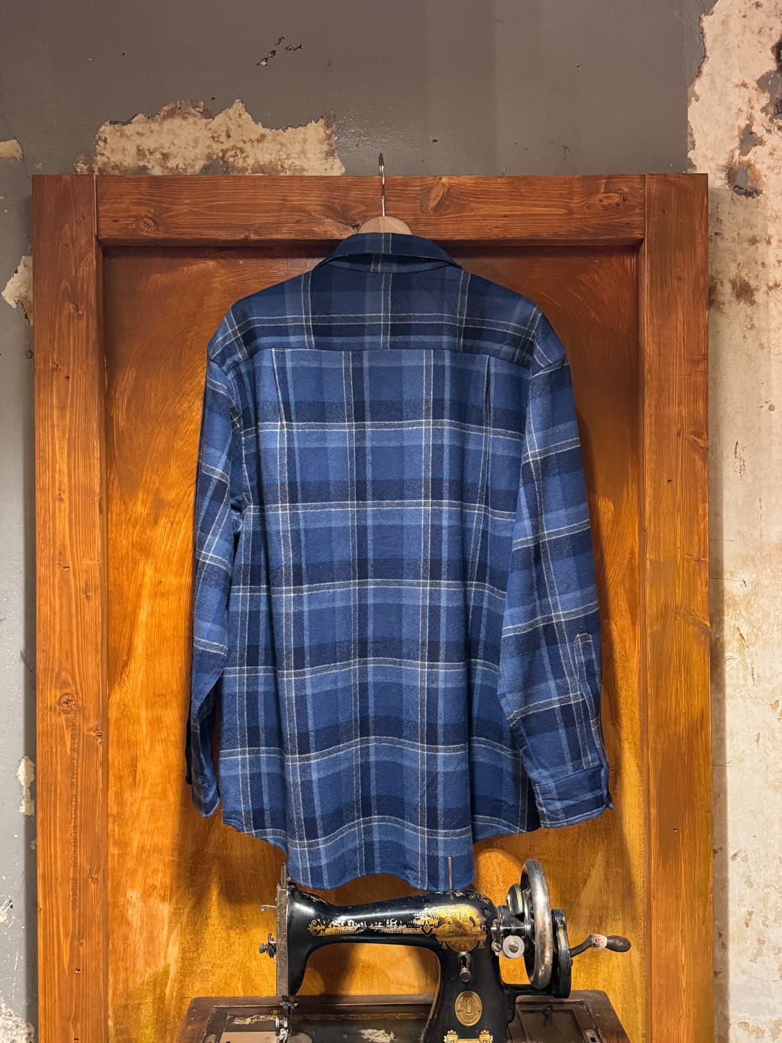 90s 펜들턴 울플란넬 체크셔츠 (XL) 상품이미지3