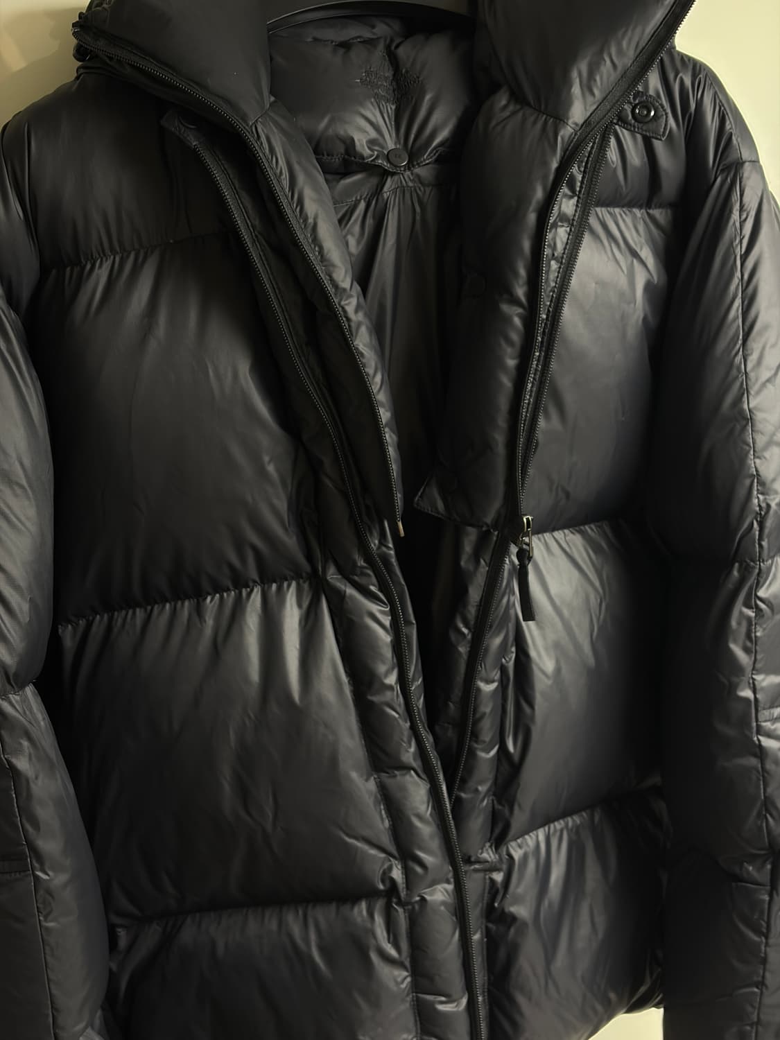 누마레ee 숏다운 패딩 블랙 상품이미지3