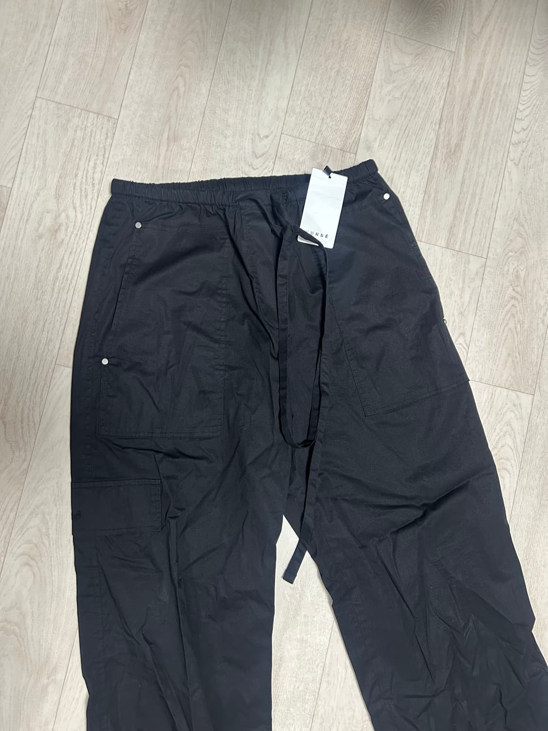 윤세 yunse string  pants black 상품이미지3