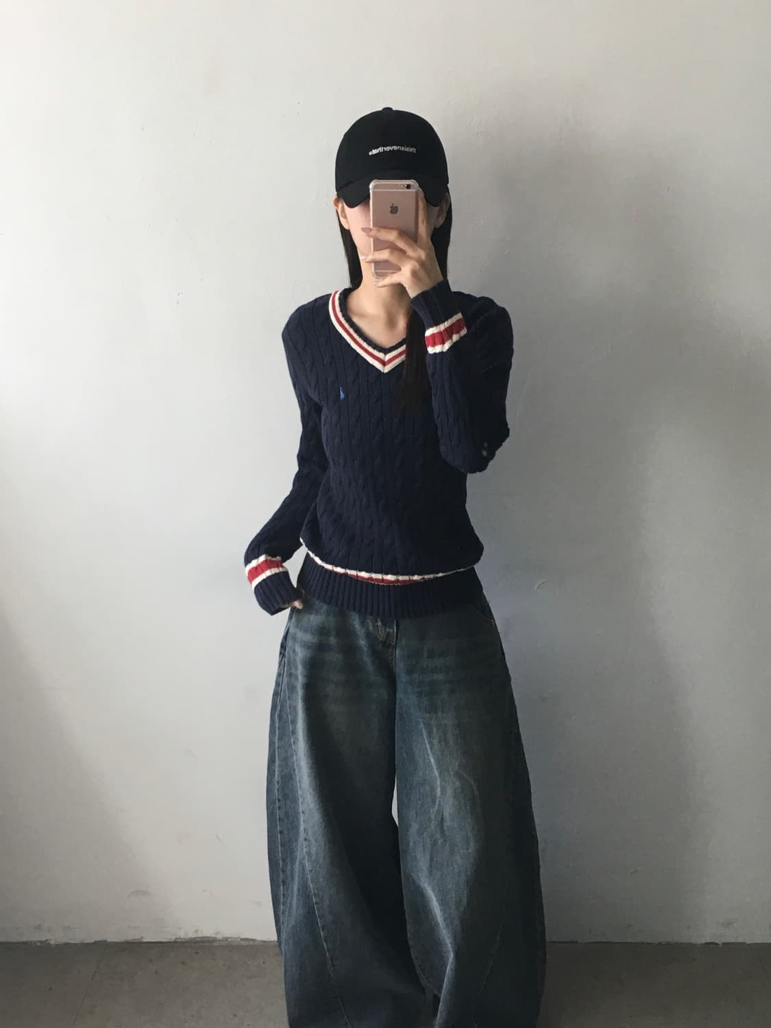 빈폴 브이넥 케이블니트 상품이미지1