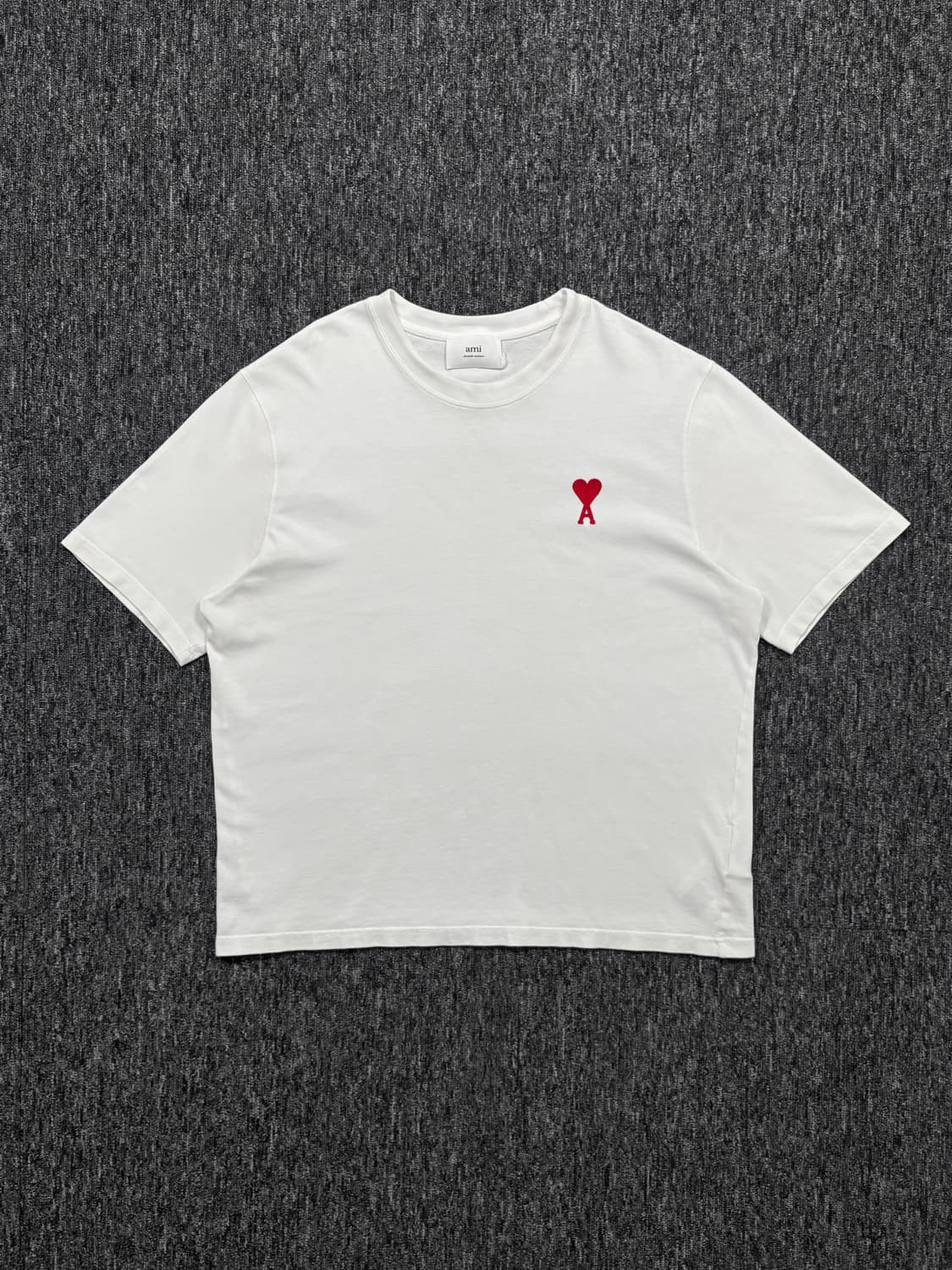 아미 23SS 화이트 스몰로고 반팔  상품이미지3