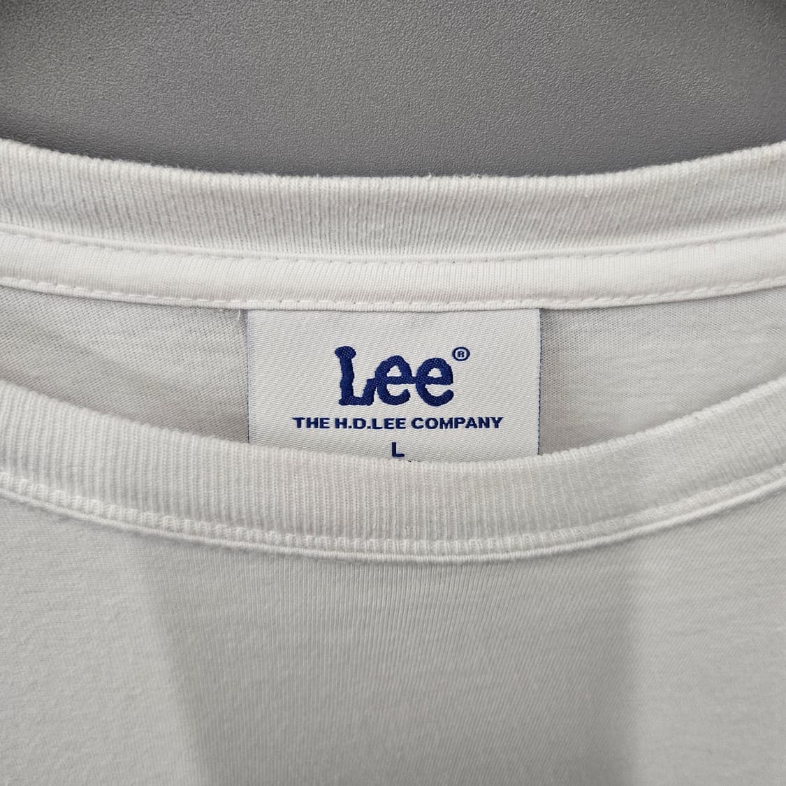 LEE 빅로고 반팔티 레드 상품이미지4